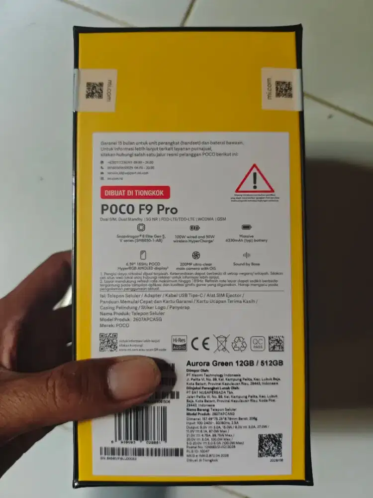 POCO F9 PRO 12/512GB ( BARU )