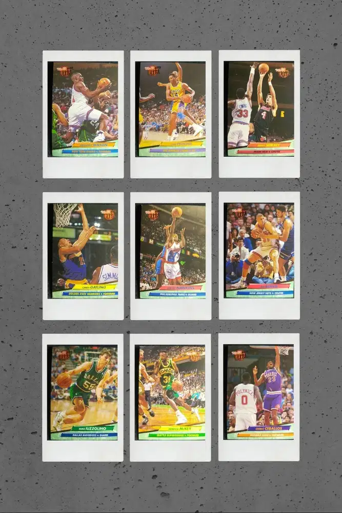 kartu basket ball fleer ultra 92-93 category pemain C