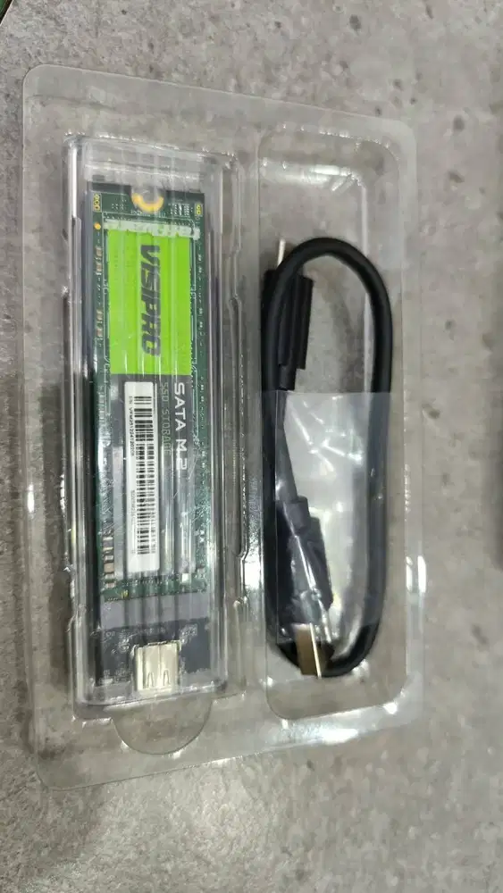 SSD M.2 Sata  Eksternal SSD Visipro 512GB M.2 SATA