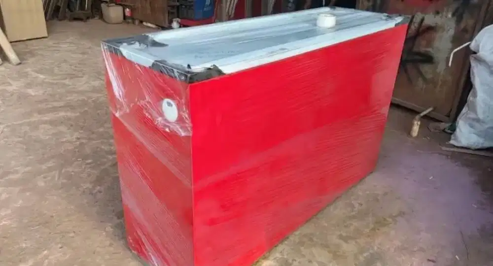 Meja kasir Lurus dan Custom Polos