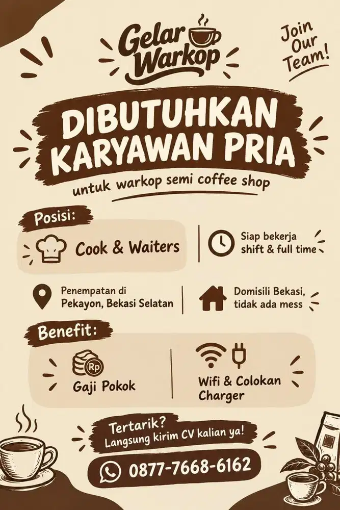 lowongan kerja warkop