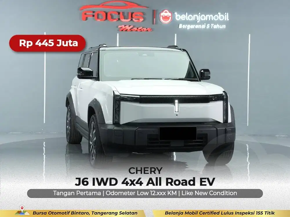 [GARANSI 5THN 4x4 LOW KM] Chery J6 J 6 IWD All Road EV 2023/2024/2025