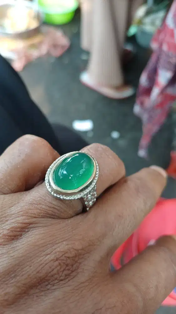 Batu Garut hijau ohen kristal super ajib