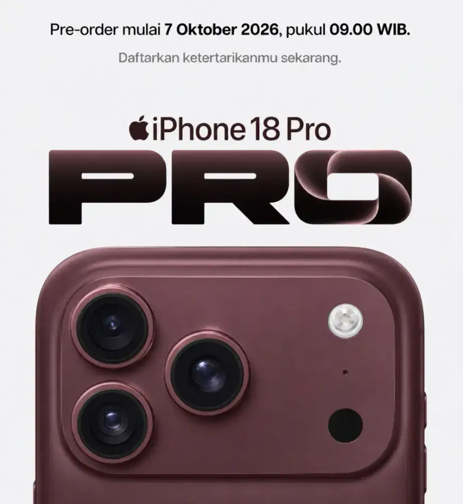 Pre-order iphone 18Series!