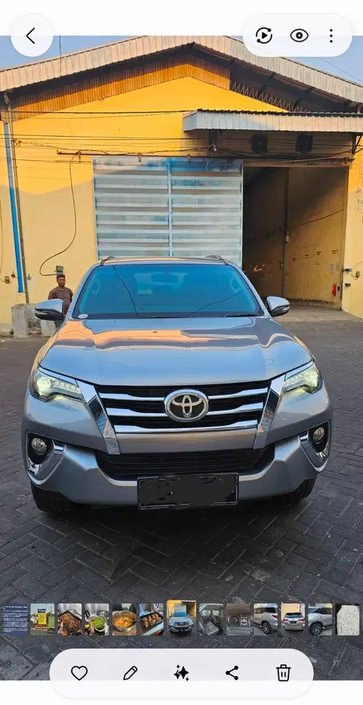 TOYOTA FORTUNER VRZ 2.4 AT, SILVER, PLAT SURABAYA, TANGAN 1