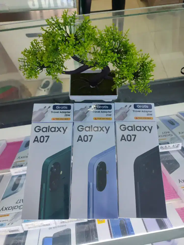 SAMSUNG A07 6/128GB NEW EGEL RESMI