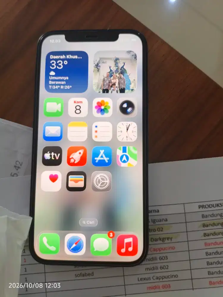 Jual apple 12. 128 gb. Ibox full set
