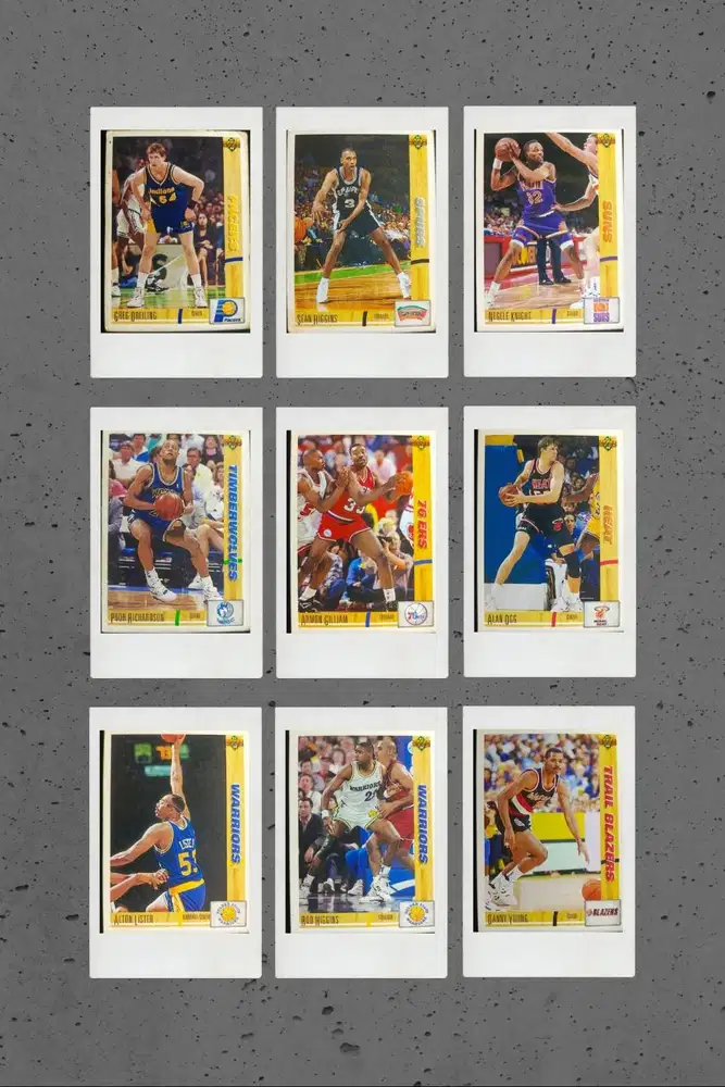 kartu basket upper deck 91-92 category pemain C