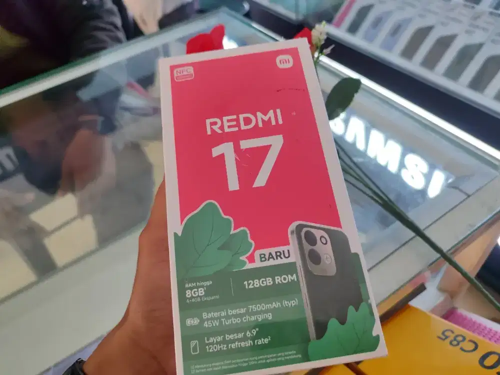 REDMI 17 6/128GB NEW SEGEL RESMI COD FREE ONGKIR