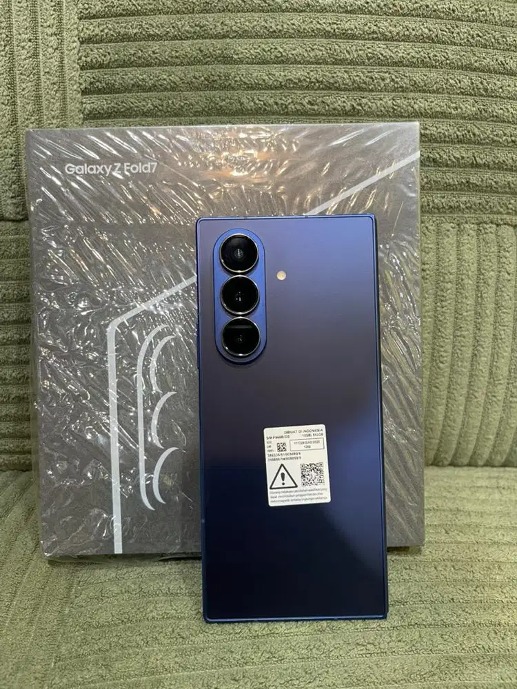 Samsung Z fold7 12/512 blue resmi fullset original