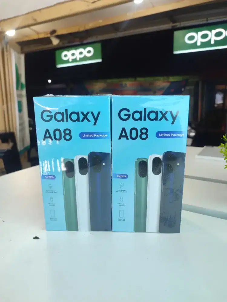 SAMSUNG A08 4/64GB NEW SEGEL RESMI COD FREE  ONGKIR