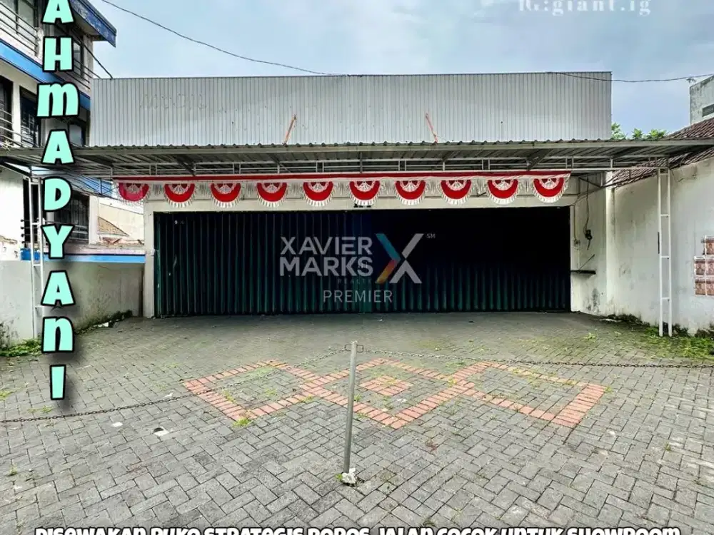 Showroom / ruang usaha strategis di A Yani Blimbing Malang