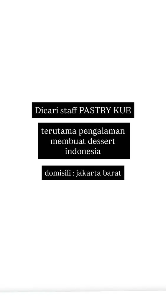 Rnd Staff Dessert (Indonesia)