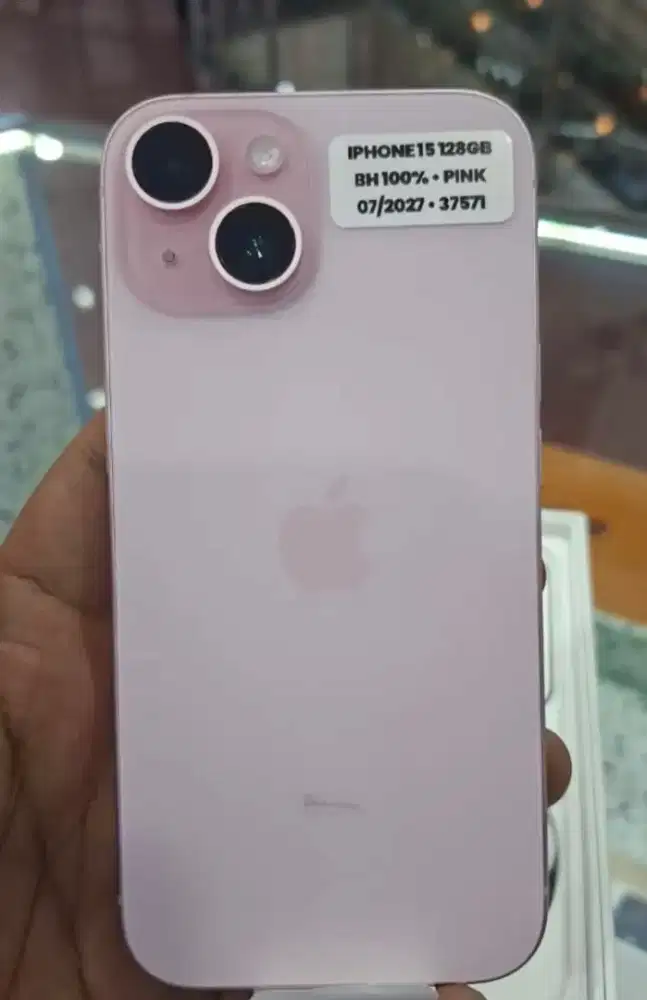 Iphone 15 ibox pink mulus like new