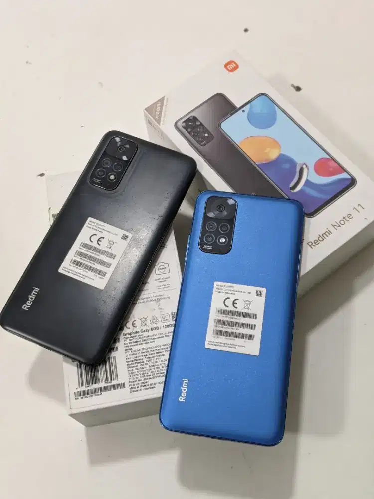 Redmi Note 11 Ram 6/128GB Amoled Lengkap cas 33w Turbo