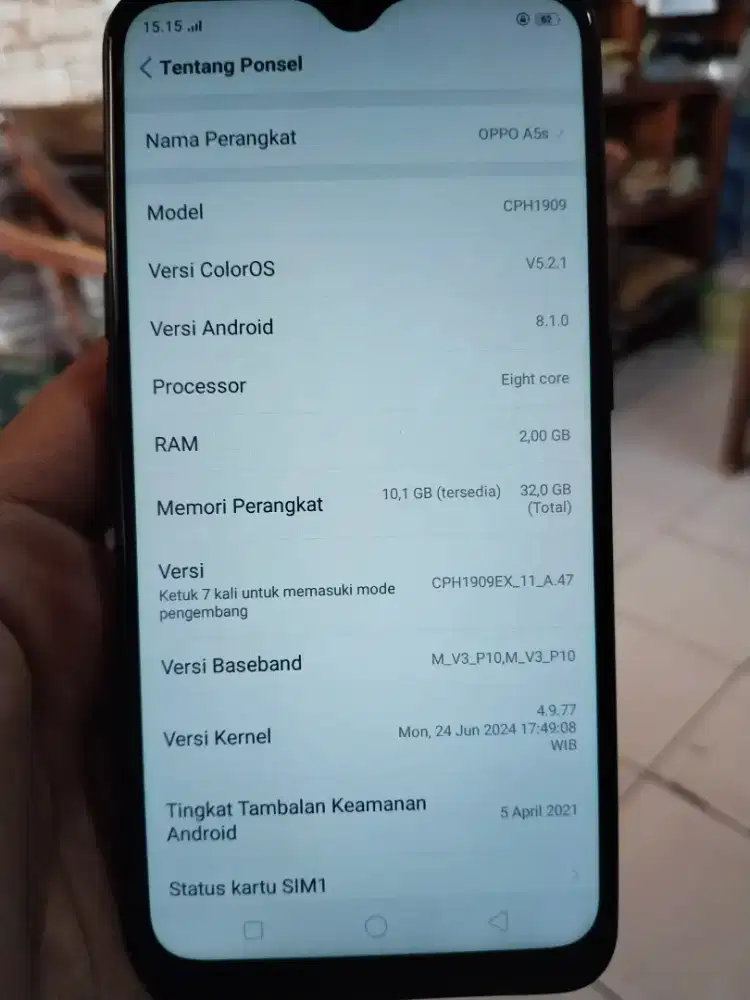 HP Oppo A5S ram 2
