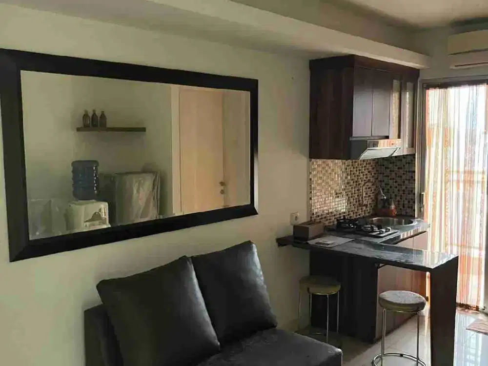 dijual cepat apartemen green palace HOOK/SUDUT 2br full furnished SHM jaksel kalcit