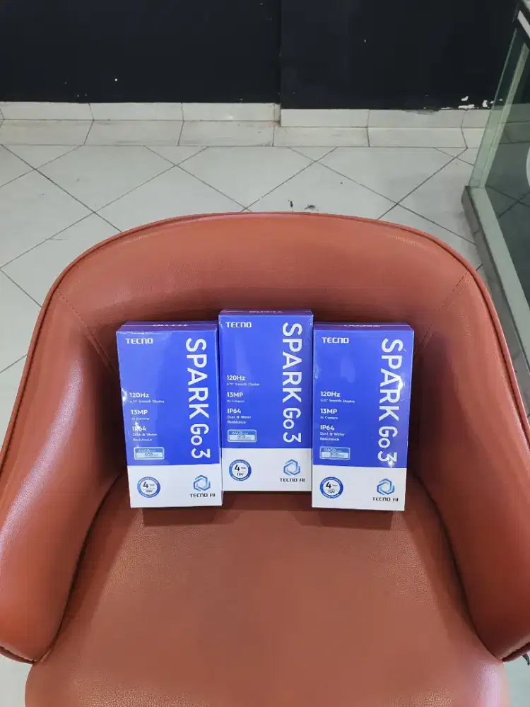 [ BARU & BERGARANSI ] TECNO SPARK GO 3 4/64, 4/128 Promo Murah Segel