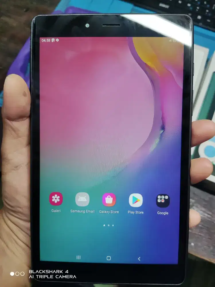tablet samsung tab a ram 2 32 komplit mulus normal