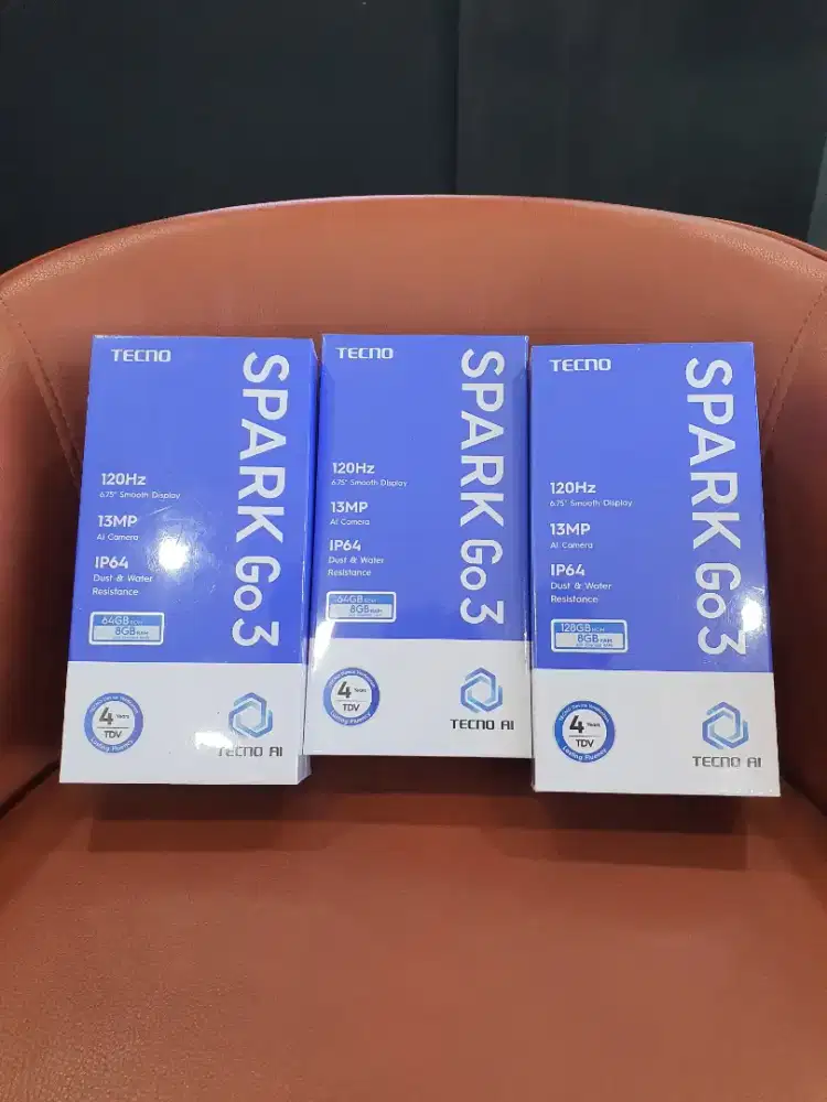 [ BARU & BERGARANSI ] TECNO SPARK GO 3 4/64, 4/128 Promo Murah Segel
