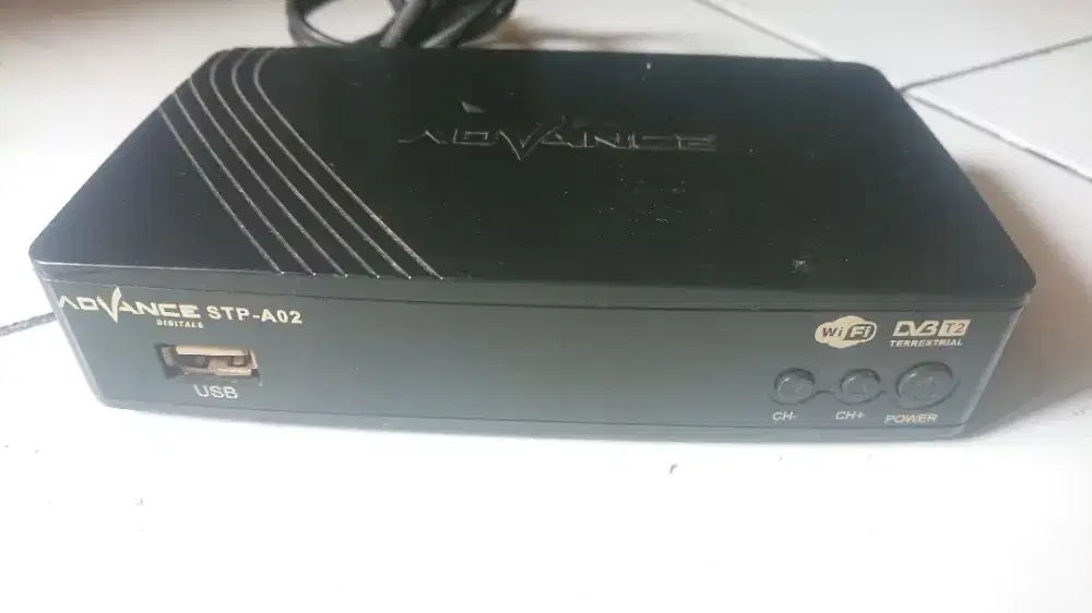 STB DVBT2 ADVANCE STP-A02 BEKAS NORMAL