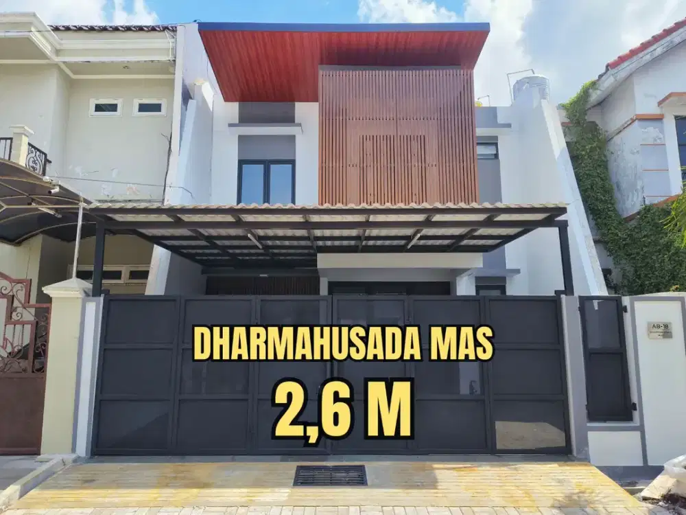 BARU GRESS RUMAH MODERN TROPIS MINIMALIS DHARMAHUSADA MAS. DEKAT KERTAJAYA, MULYOSARI, SUTOREJO, BABATAN PANTAI, UTS, UNAIR, KWK, MERR, KENJERAN