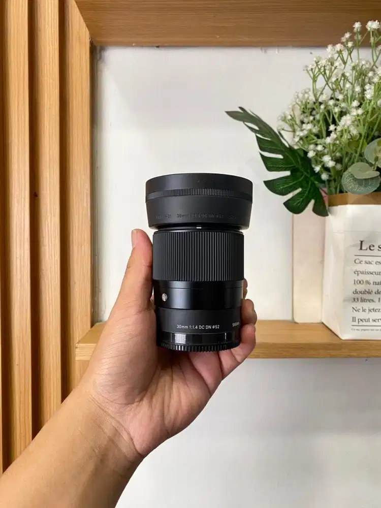 Lensa Sigma 30mm f1.4 for Sony Like new