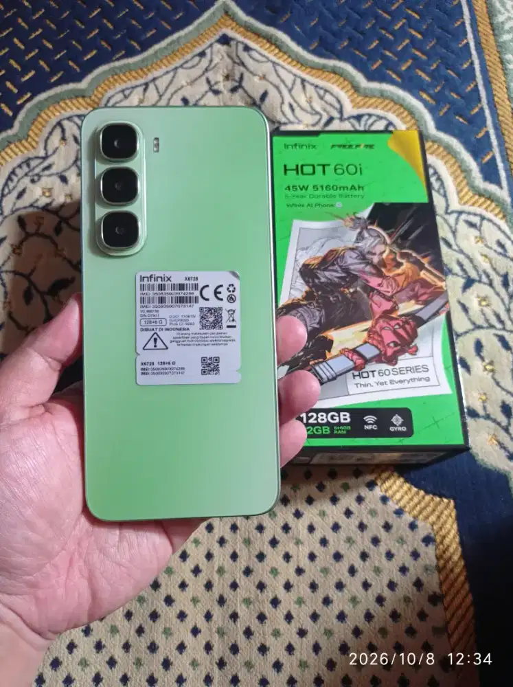 BISMILLAH INFINIX HOT 60i RAM 6/128 FULSET MULUS