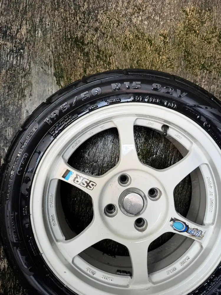 Velg SSR Type C Ring 15 Double PCD 4x100 dan 4x114 & BAN CHAMPIRO SX2