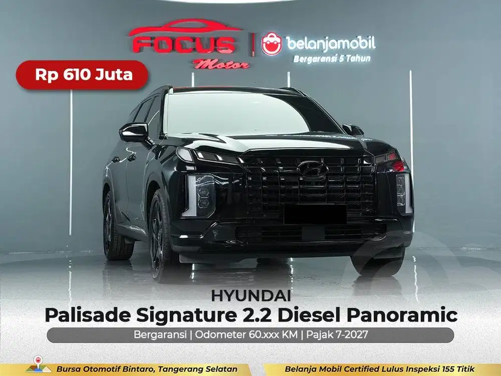 [ GARANSI 5THN ] Hyundai Palisade Signature 2.2 Diesel 2022/2023/2024