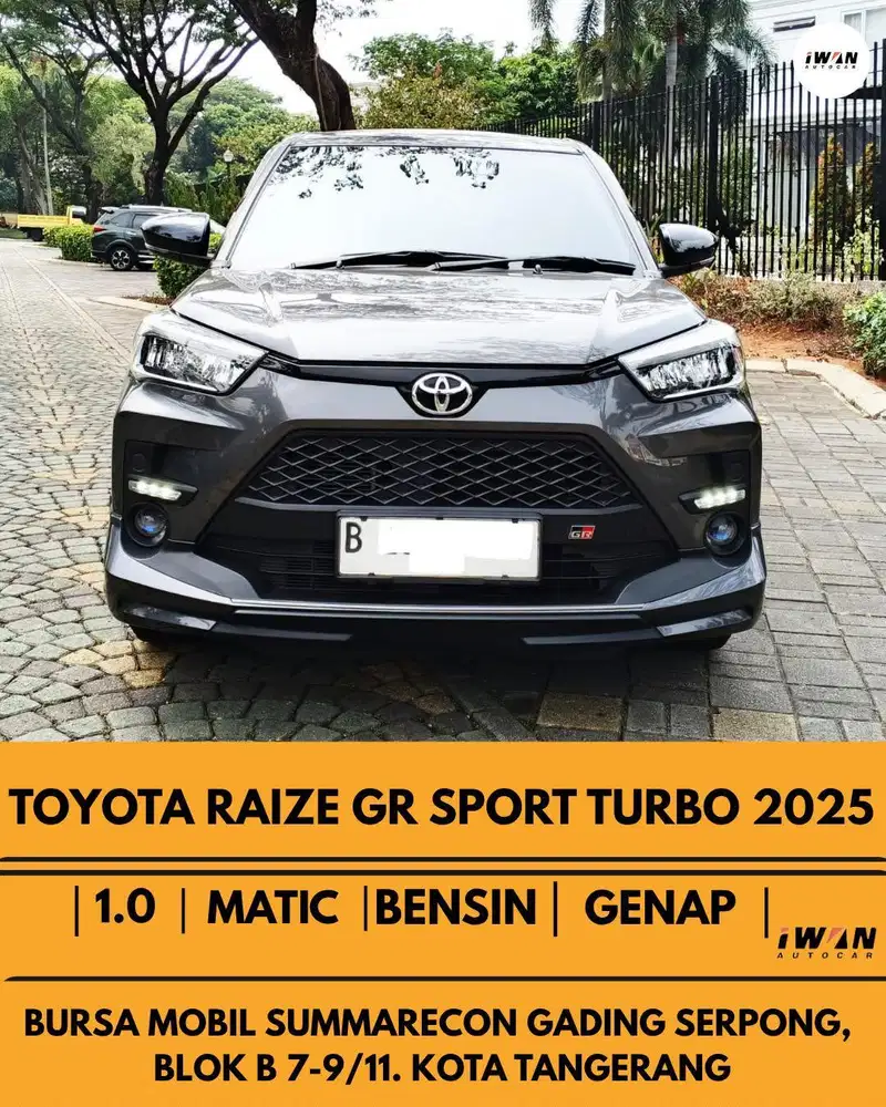 2025 TOYOTA RAIZE GR 1.0 TURBO AT