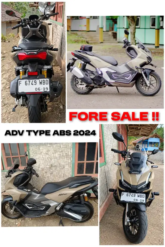 DIJUAL HONDA ADV 160 ABS TAHUN 2024