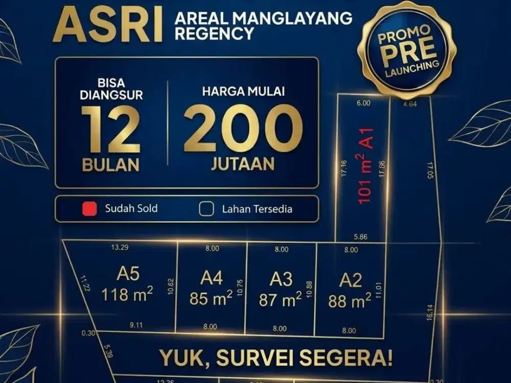 Green Cileunyi Asri – Kavling SHM 200 Jutaan