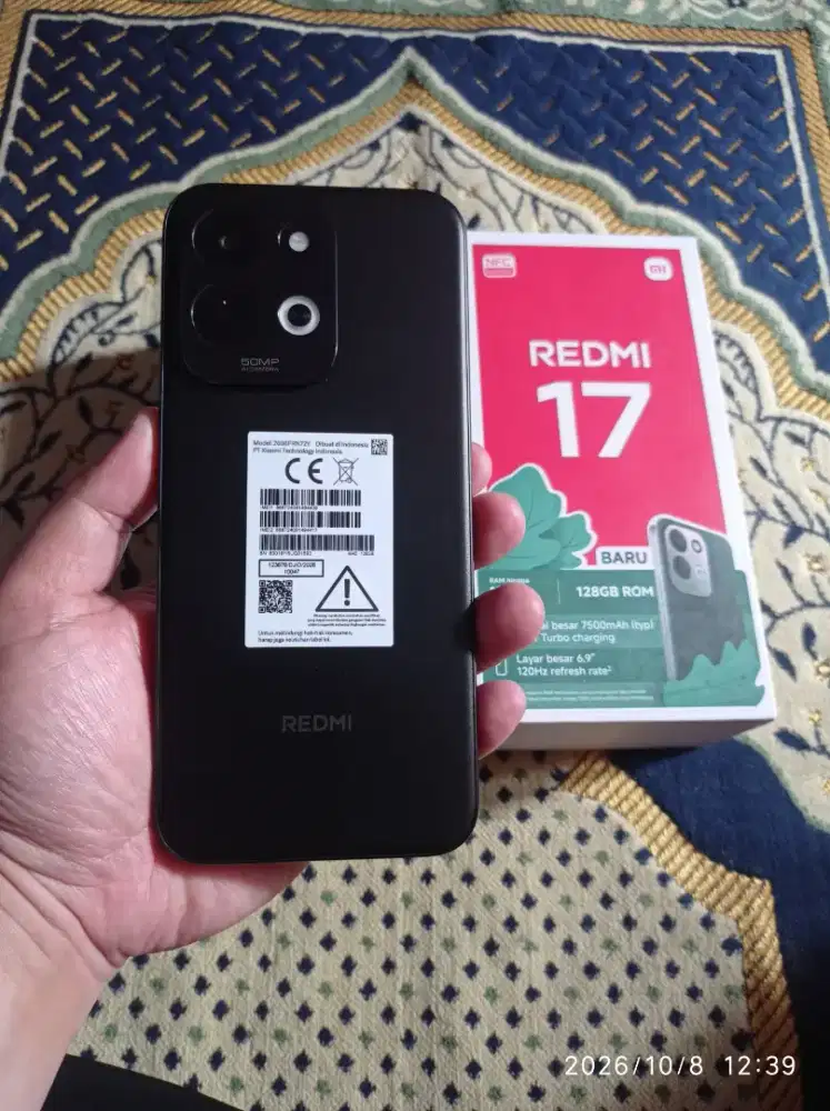 BISMILLAH REDMI 17 RAM 6/128 BARU OPEN BOX DOANG