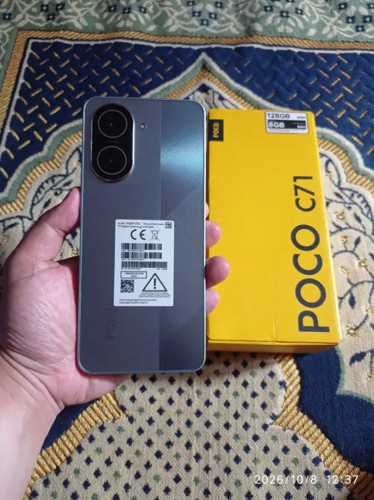 BISMILLAH POCO C71 RAM 4/128 FULSET MULUS