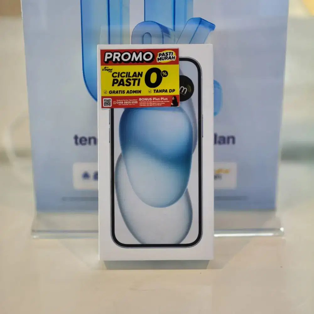 iPhone 15 128 promo SEPECIAL HARI INI TENOR CICILAN HINGGA 24 BULAN