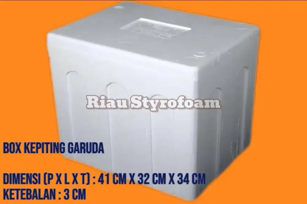 Box Kepiting Garuda Styrofoam
