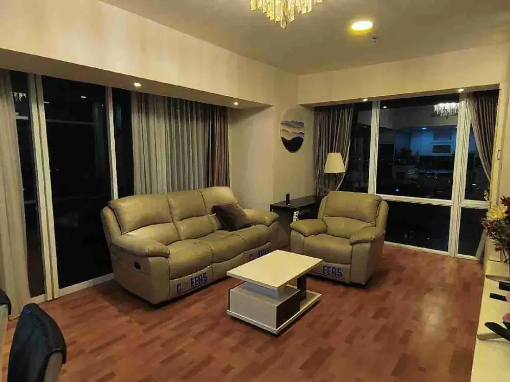 Apartemen U Residence 3, type 2 bedroom dan 2 kamar mandi, full furnished, ada balkon, dekat kampus UPH