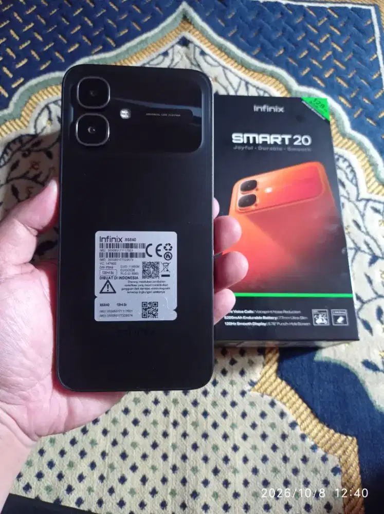 BISMILLAH INFINIX SMART 20 RAM 4/128 FULSET MULUS