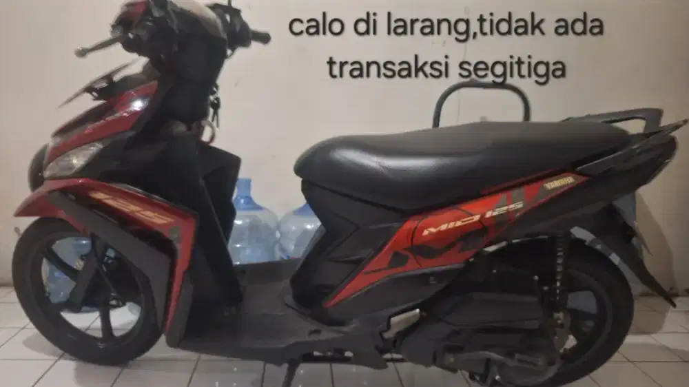 Mio M3 125 warna merah hitam