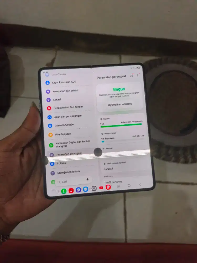 samsung Z fold 5 5g sein 12/1tb hp casan