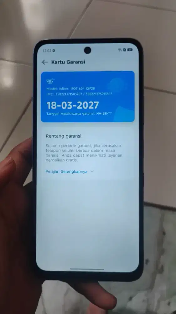 INFINIX HOT60I 8/256 LIKE NEWS