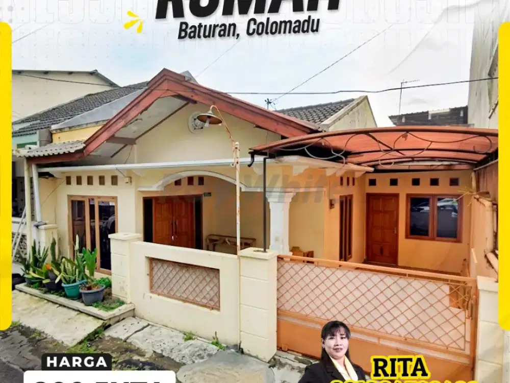 Dijual Rumah Baturan Fajar Indah 1 Lantai Dekat Sekolahan