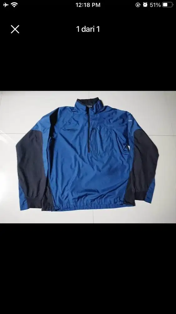 Jaket columbia biru