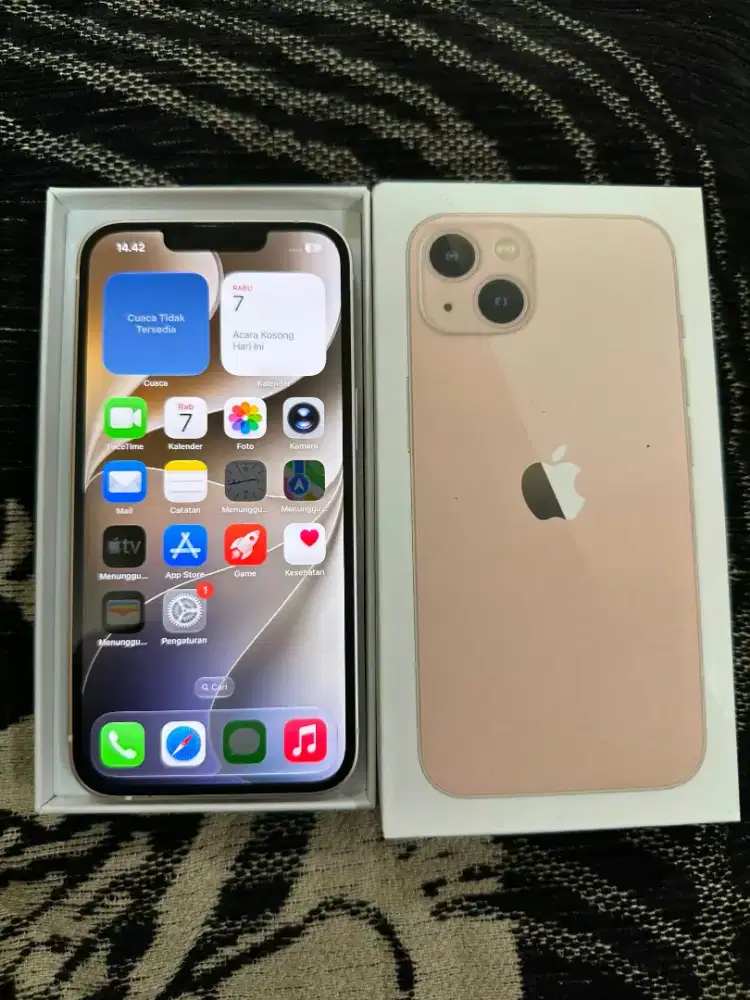 iPhone 13 128Gb Fullset Mulus No Minus Bh 100% Oryginal. All Op