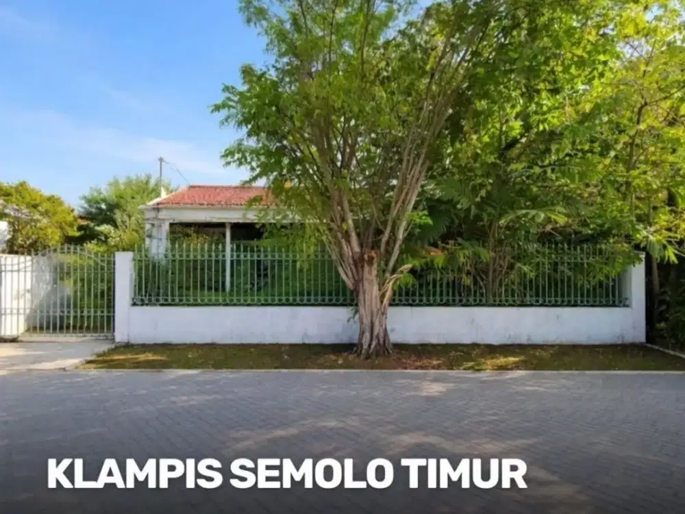 Rumah Klampis Semolo Timur STRATEGIS, ROW 2 MOBIL