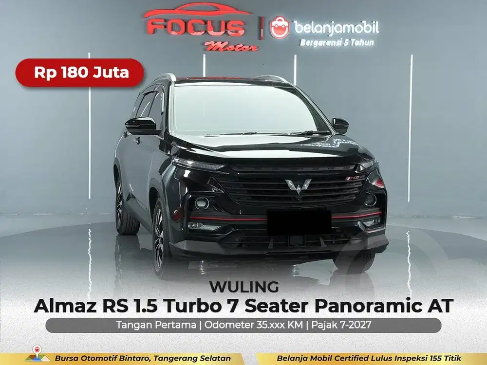 [ GARANSI 5THN ] Wuling Almaz RS 1.5 Turbo AT 2022/2023/2024