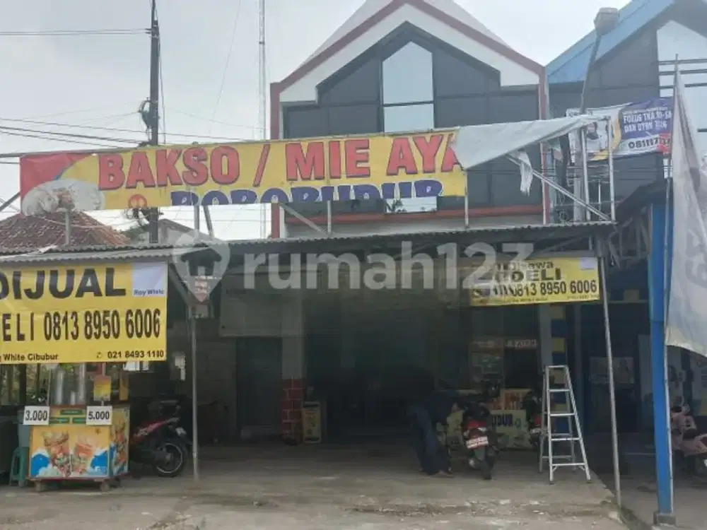 Ruko 2 Lantai di Pinggir Jalan Raya Villa Nusa Indah 2 Bojong Kulur Gunung Putri Bogor