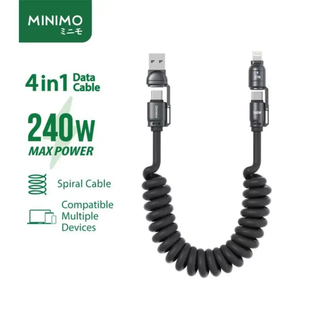 Minimo DSF03 adalah kabel data multiport 4-in-1