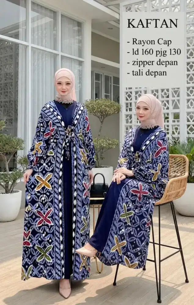 Gamis batik kekinian